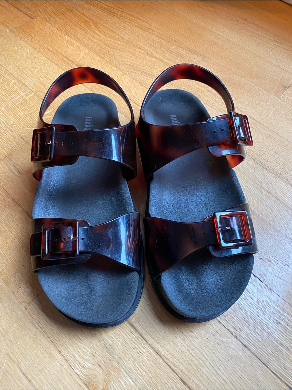 Melissa Tortoiseshell Platform Sandals - Picture 3 of 10